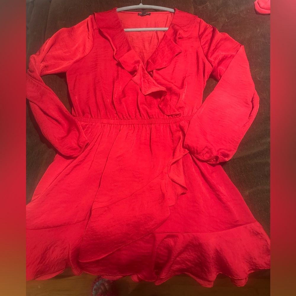 Express Bright Red Dress… Perfect for Christmas holidays!